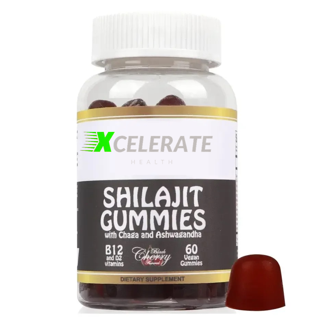 Shilajit Gummies with Chaga and Ashwagandha