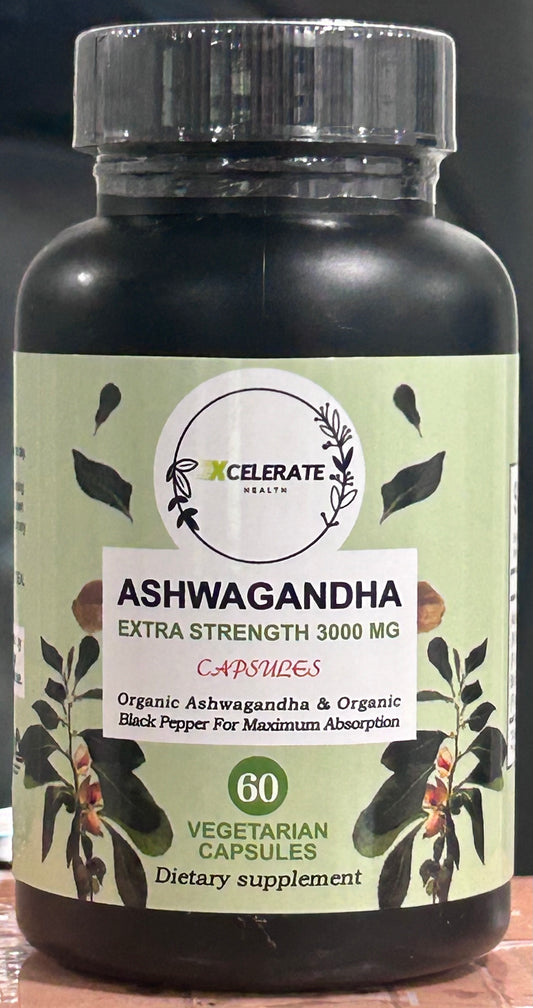 AshwaPepper Xcelerate Health Max Strength 2100 MG Ashwagandha with Black Pepper Extract