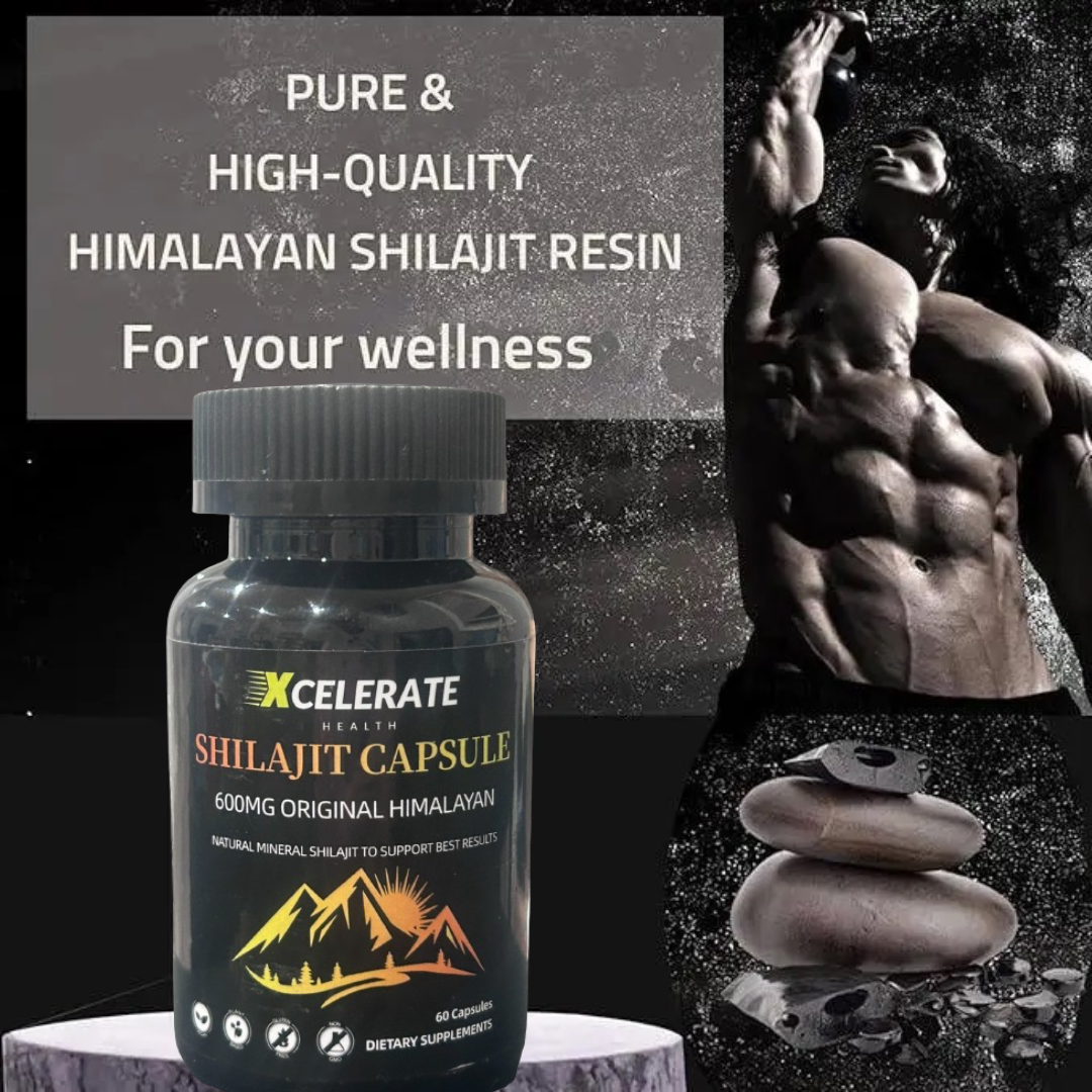 Pure Himalayan Shilajit Capsules for Peek Performance Extra Strength