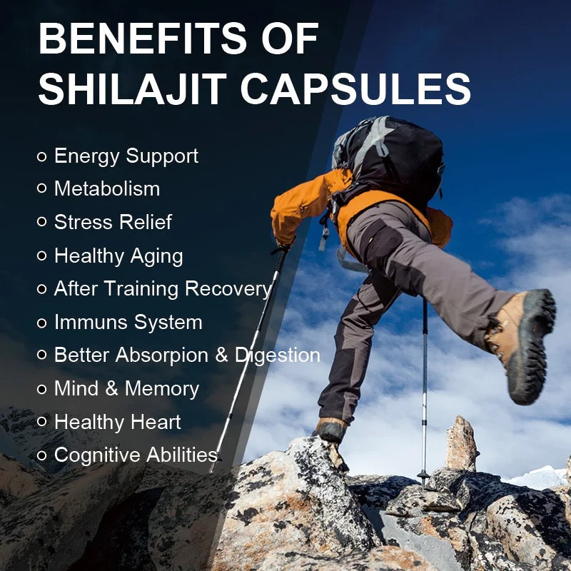 Pure Himalayan Shilajit Capsules for Peek Performance Extra Strength